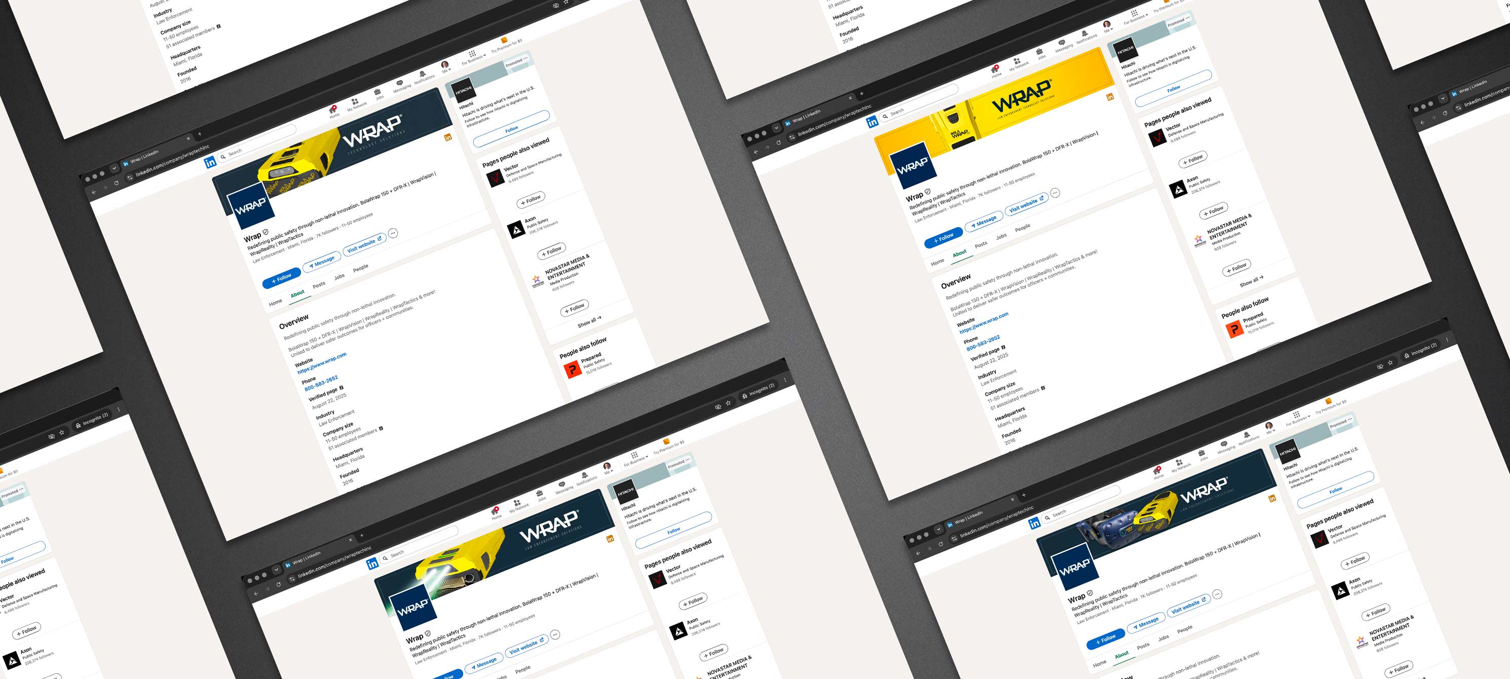 WRAP LinkedIn Company Banners