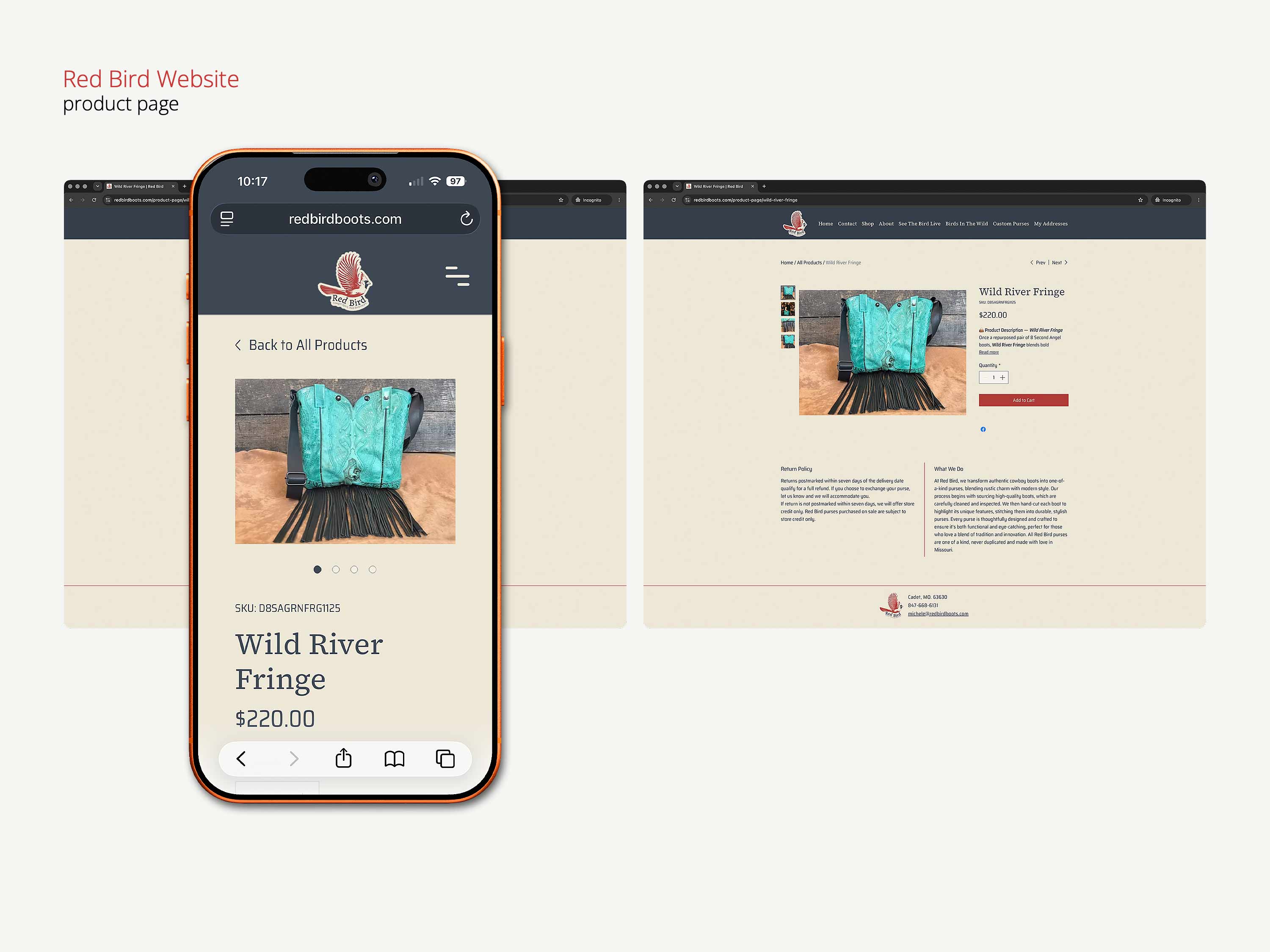 Red Bird Product Page