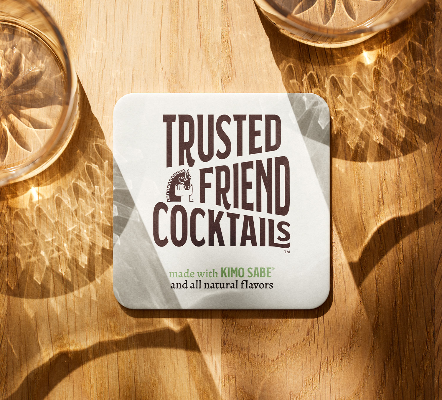 Trusted Friend Cocktails Logo Design