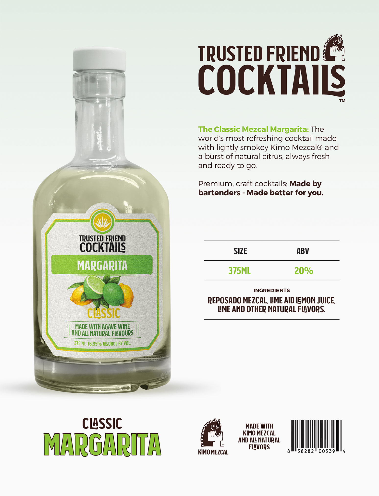 Trusted Friend Cocktails Classic Margarita Product Card