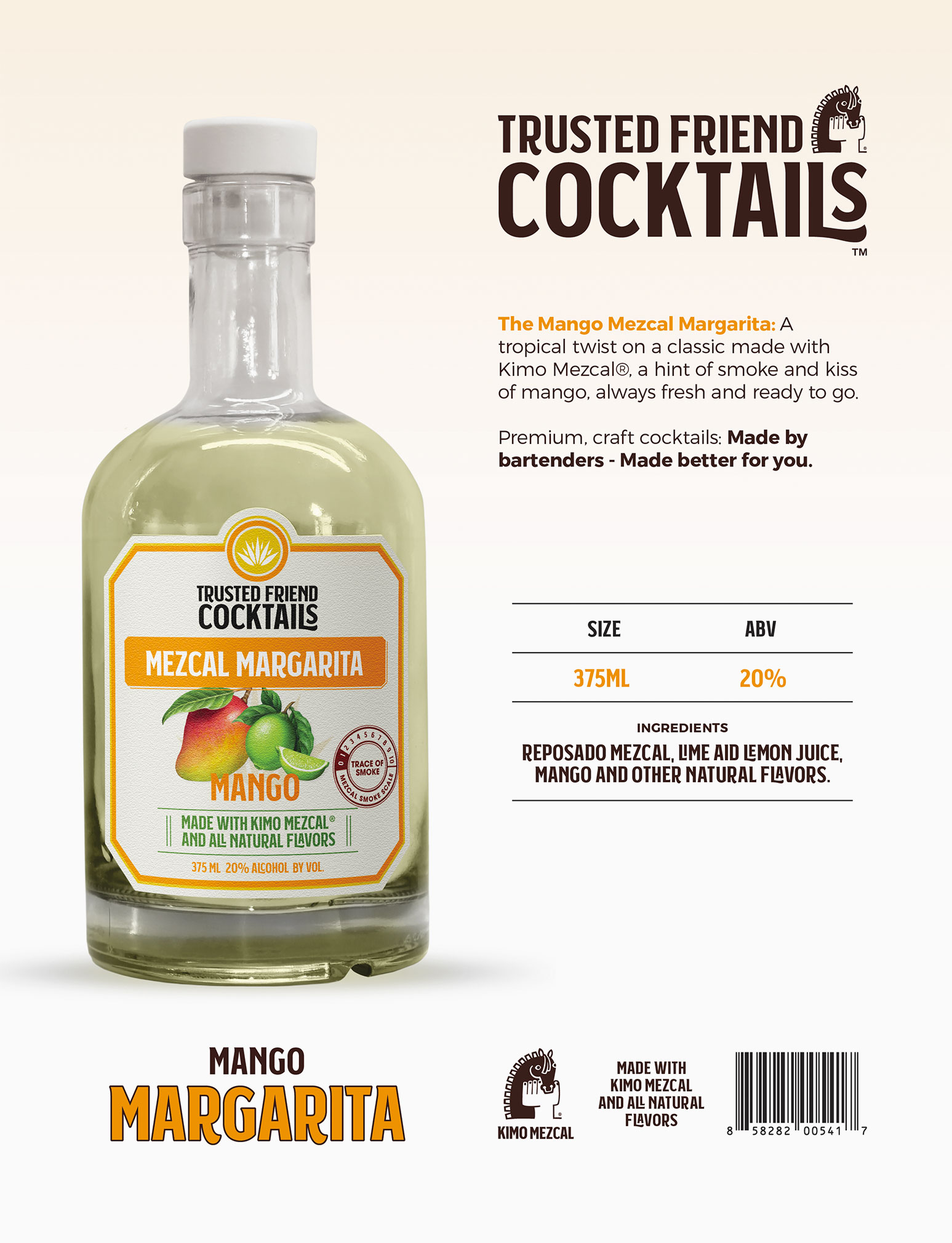 Trusted Friend Cocktails Mango Margarita Product Card