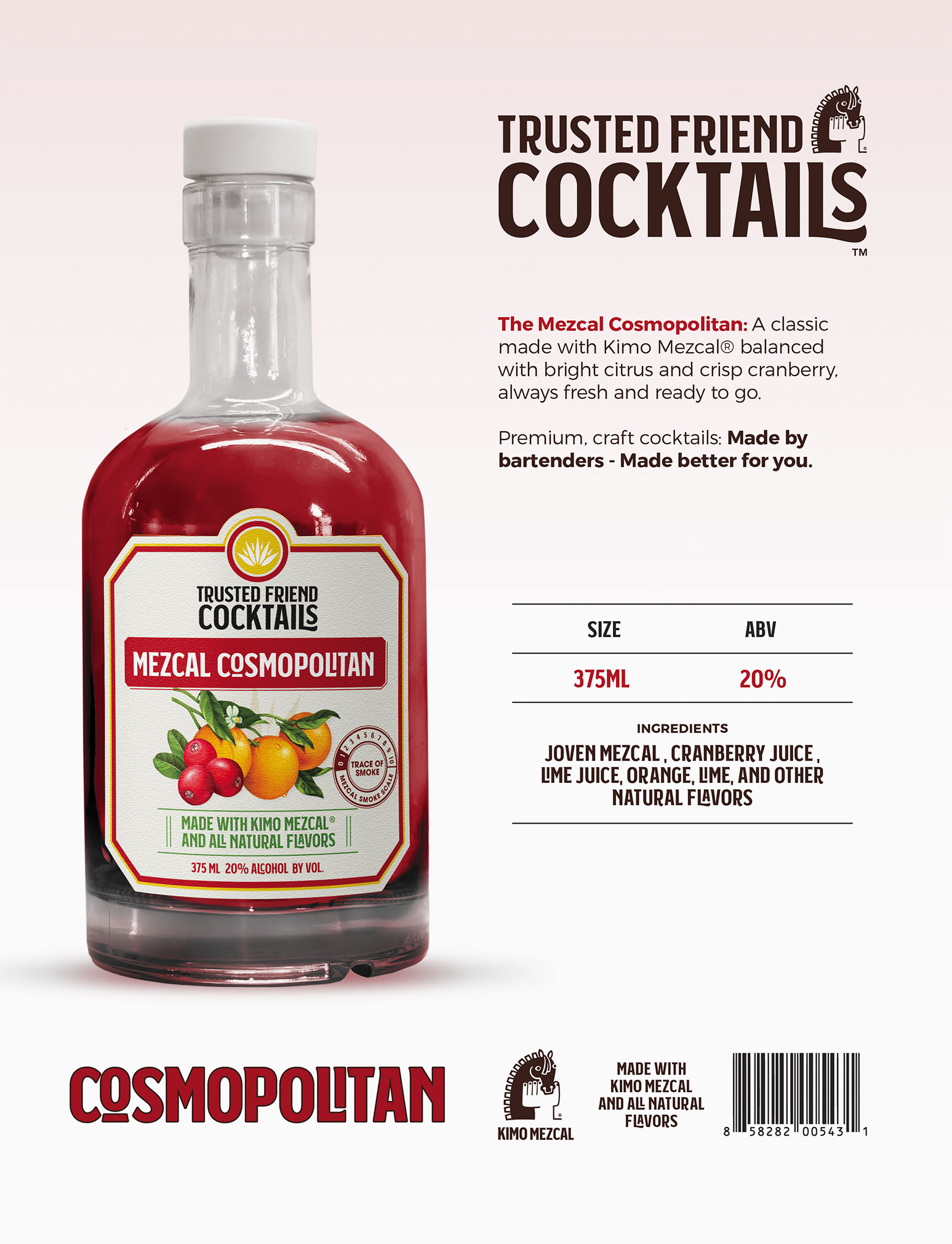 Trusted Friend Cocktails Cosmopolitan Product Card