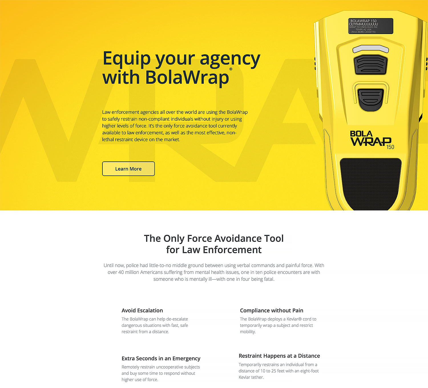 Wrap Landing Pages