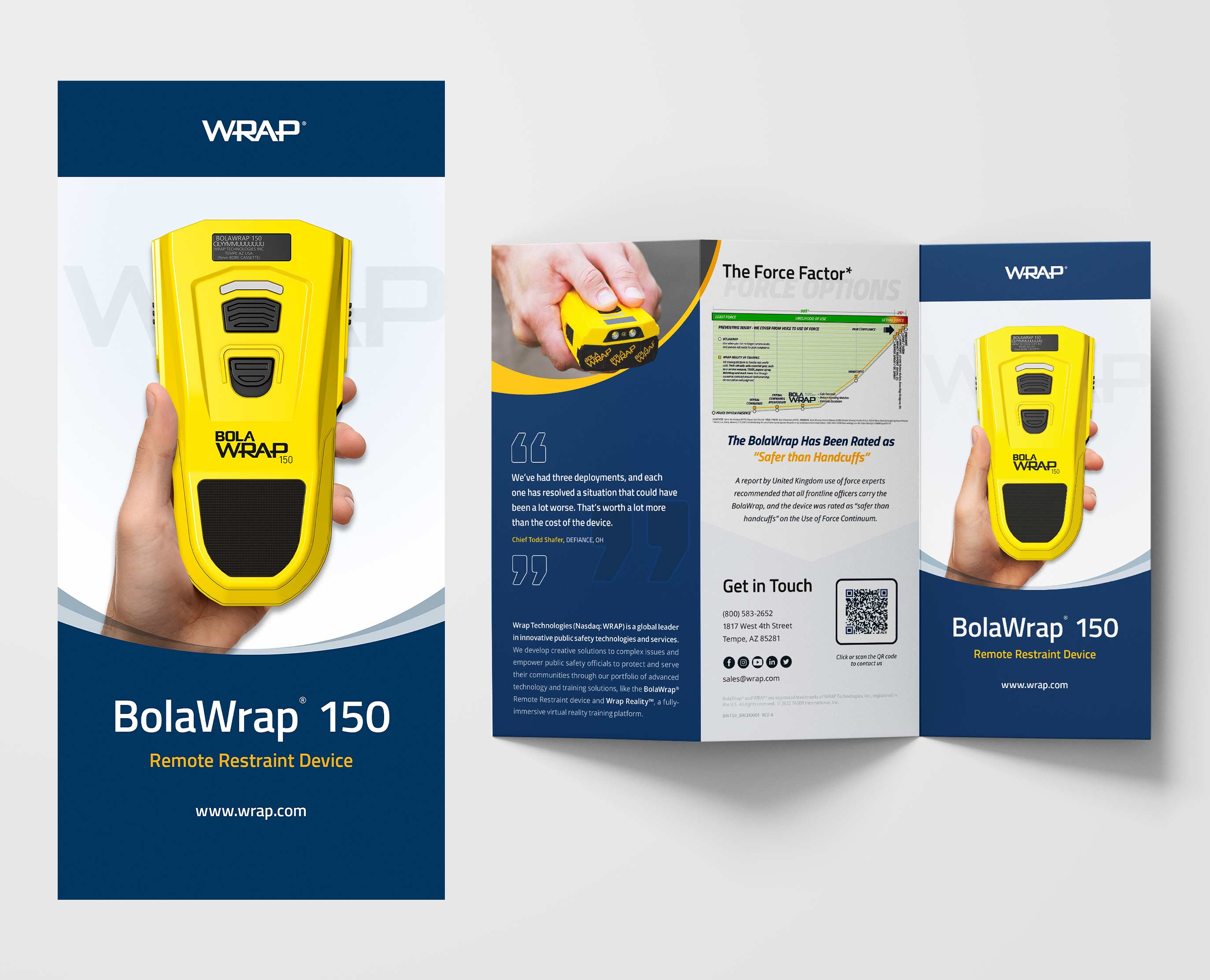 WRAP Trifold Brochure Front Cover